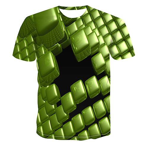 

Men's Daily Basic T-shirt - 3D Green