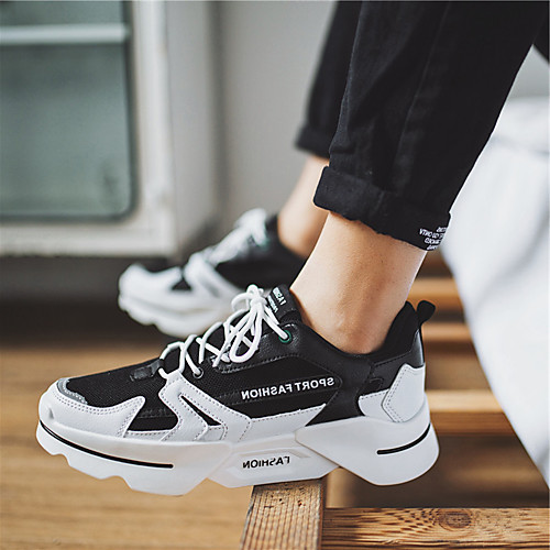 

Men's Mesh Spring & Summer / Fall & Winter Classic / British Athletic Shoes Walking Shoes Breathable Yellow / White / Black