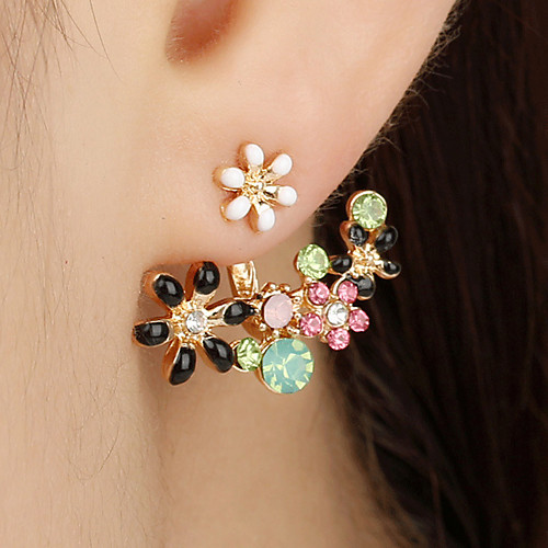 

Women's Earrings Holiday Wedding Birthday Romantic Earrings Jewelry Green / White For Date Street Festival 1 Pair