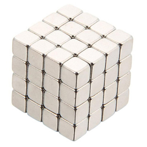 

64 pcs Magnet Toy Building Blocks Super Strong Rare-Earth Magnets Neodymium Magnet Metal Kid's / Adults' Boys' Girls' Toy Gift