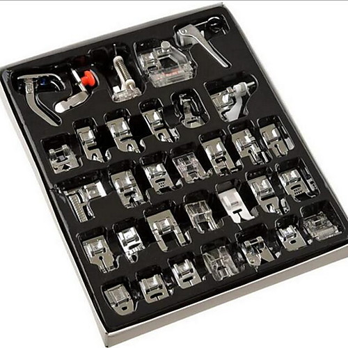 

32 /42pcs Sewing Machine Supplies Presser Foot Feet for Sewing Machines Feet Kit Set With Box For Brother Singer Janome