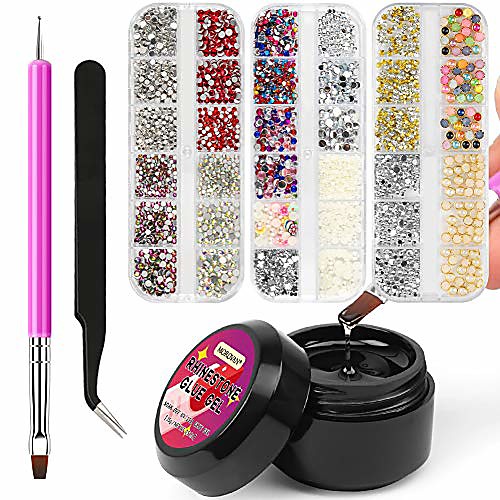 

1 pcs Rhinestone Crystal Safety Eco-friendly Fashion Cute Party / Evening Daily Festival Nail Jewelry Nail Painting Tools for Finger Nail Toe Nail