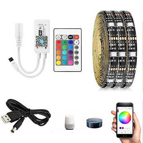 

5m Flexible LED Light Strips 150 LEDs SMD5050 Multi Color Decorative / TV Background 5 V