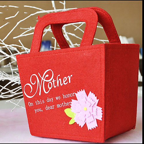 

Women's Pattern / Print Oxford Cloth Top Handle Bag 2020 Red