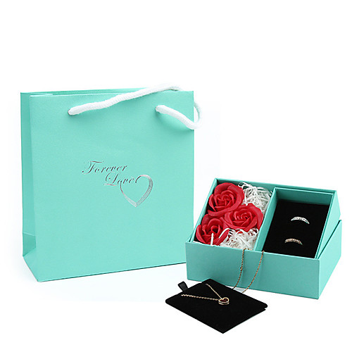 

Square Jewelry Packaging - Blue 13 cm 9.1 cm 4.1 cm / Women's
