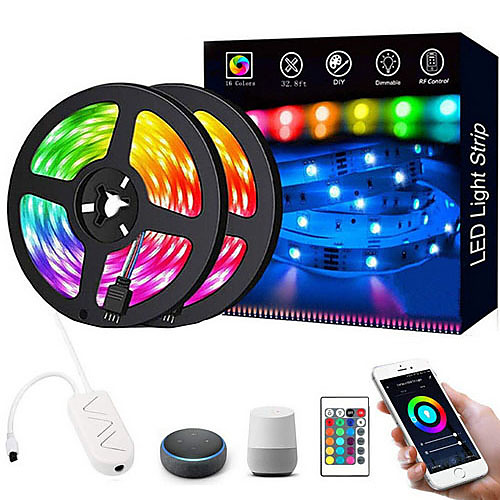 

20m Flexible LED Light Strips 600 LEDs SMD5050 Multi Color Decorative / TV Background 12 V