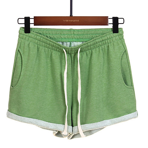 

Women's Sporty Shorts Pants - Multi Color Purple Yellow Blushing Pink S M L