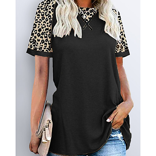 

Women's Daily T-shirt - Solid Colored Wine