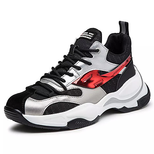 

Men's PU Summer Trainers / Athletic Shoes Walking Shoes Black / White / White / Green / Silver