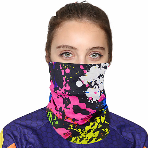 

Women's Bandana Balaclava Neck Gaiter Neck Tube UV Resistant Quick Dry Lightweight Materials Cycling Polyester for Men's Women's Adults / Pollution Protection / Floral Botanical Sunscreen / High Breat