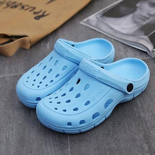 

Women's Sandals Flat Heel Closed Toe Rubber Summer Purple / Pink / Blue