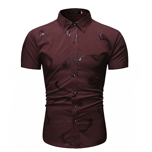 

Men's Daily Shirt - Geometric / Graphic Red