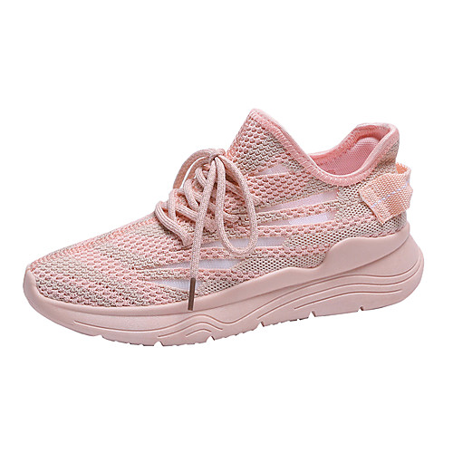 

Women's Trainers / Athletic Shoes Flat Heel Round Toe Mesh Spring & Summer / Fall & Winter Pink / Black / Gray
