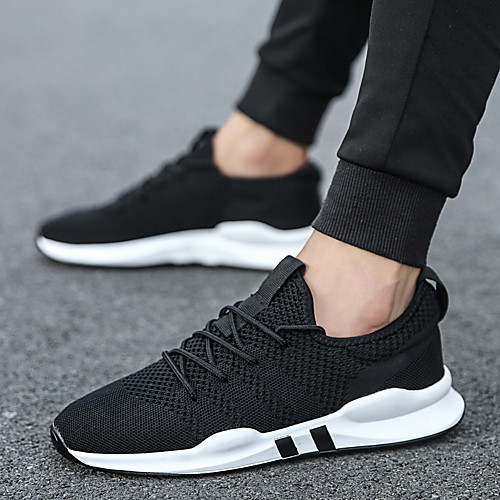 

Men's Cotton / Mesh Spring & Summer / Fall & Winter Classic / British Trainers / Athletic Shoes Walking Shoes Breathable White / Black / Gray
