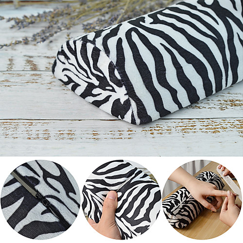 

1pc Zebra Pattern Nail Art Pillow Soft Hand Arm Cushion Rest Manicure Care Treatment Salon Tool Nail Accessories