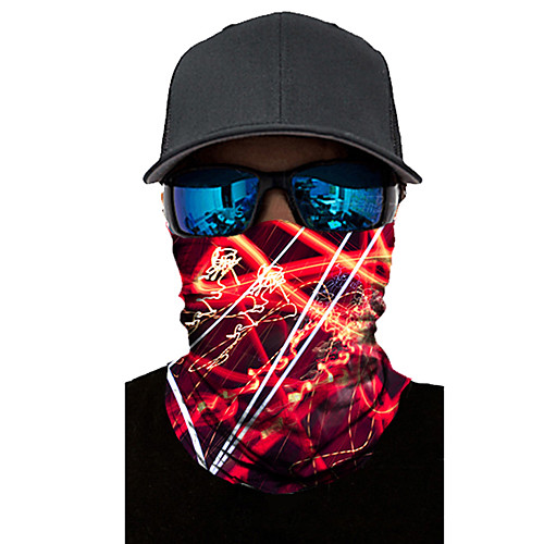 

Neck Gaiter Pollution Protection Quick Dry Ultraviolet Resistant Rainbow Balaclavas Bandana for Adults' Road Cycling Hiking Cycling