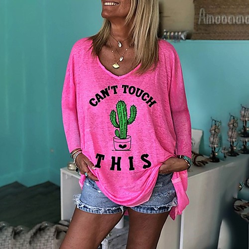 

Women's Daily T-shirt - Graphic Blushing Pink
