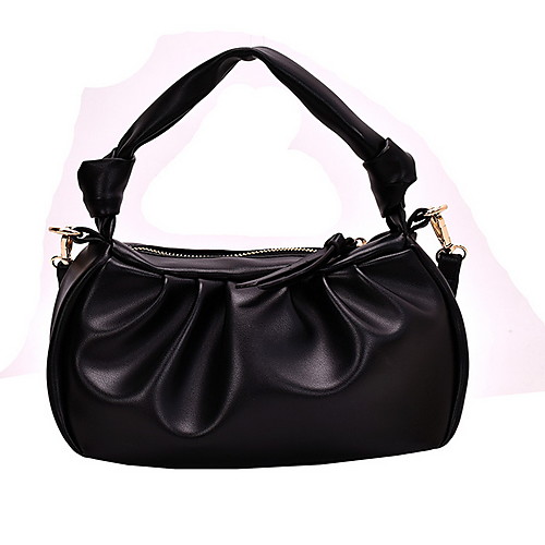 

Women's Zipper PU Crossbody Bag Solid Color Yellow / Black