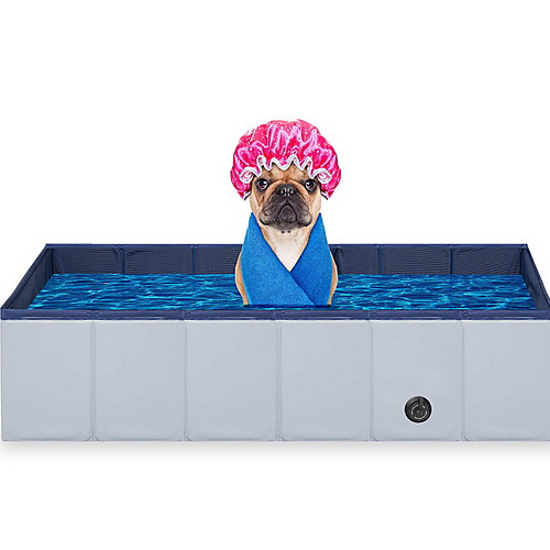 

Round Pvc Pet Pool Square Cat And Dog Bath Tub Pet Bath Cleaning Basin