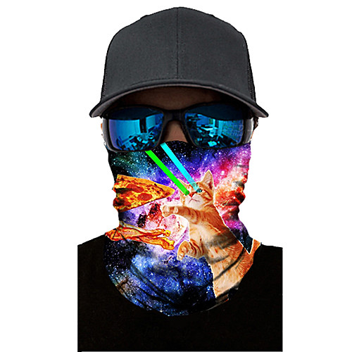 

Neck Gaiter Pollution Protection Quick Dry Ultraviolet Resistant Rainbow Balaclavas Bandana for Adults' Road Cycling Hiking Cycling