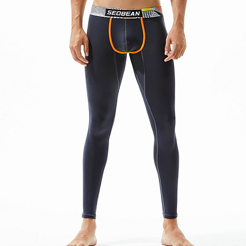 

Men's Normal Cotton Sexy Long Johns Solid Colored Mid Waist