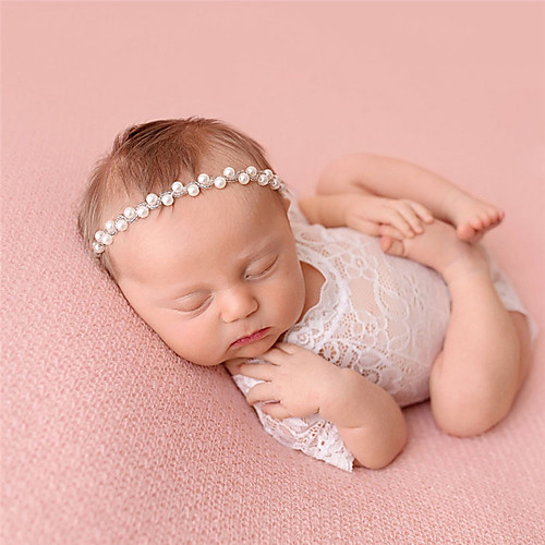 

Fabric Headbands Durag Kids Lovely For New Baby Holiday Stylish Active Silver Gold 1 Piece