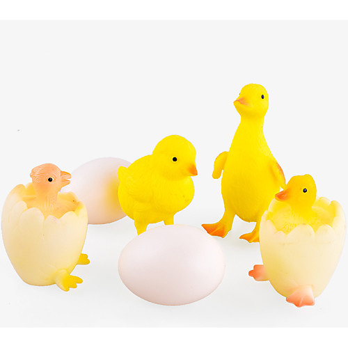 

Model Building Kit Educational Toy Duck Dinosaur Plastic 4 pcs