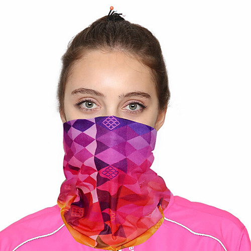 

Women's Bandana Balaclava Neck Gaiter Neck Tube UV Resistant Quick Dry Lightweight Materials Cycling Polyester for Men's Women's Adults / Pollution Protection / Floral Botanical Sunscreen / High Breat