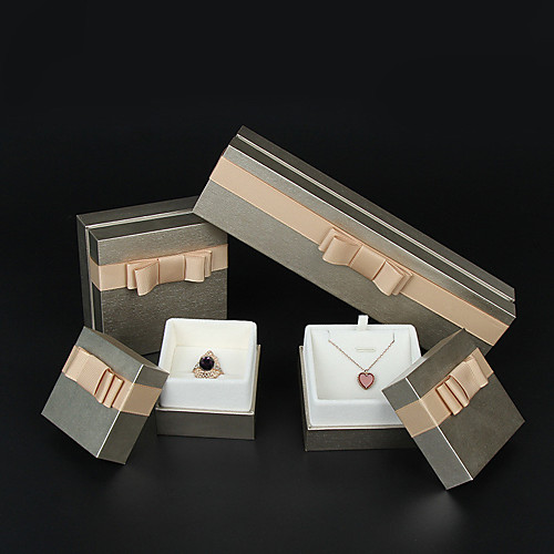 

Square Jewelry Packaging - Gold, Blue 4 cm 7.5 cm 5.5 cm / Women's