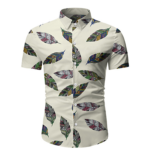 

Men's Daily Shirt - Geometric Yellow