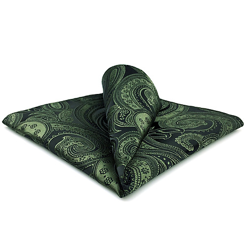 

Men's Party / Work / Basic Pocket Squares - Paisley / Jacquard