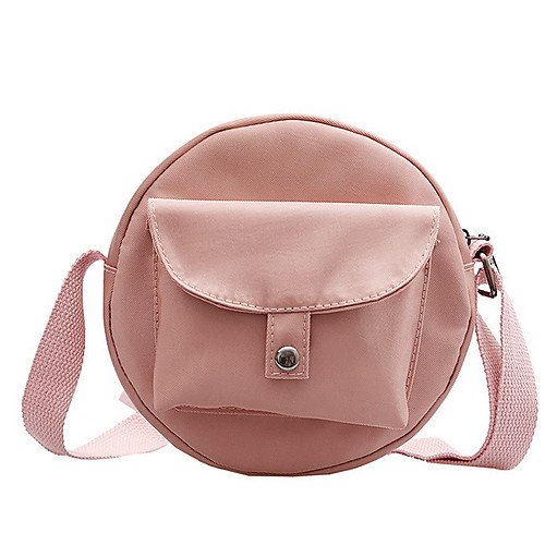 

Women's Zipper Canvas Crossbody Bag Solid Color Yellow / Blushing Pink / White