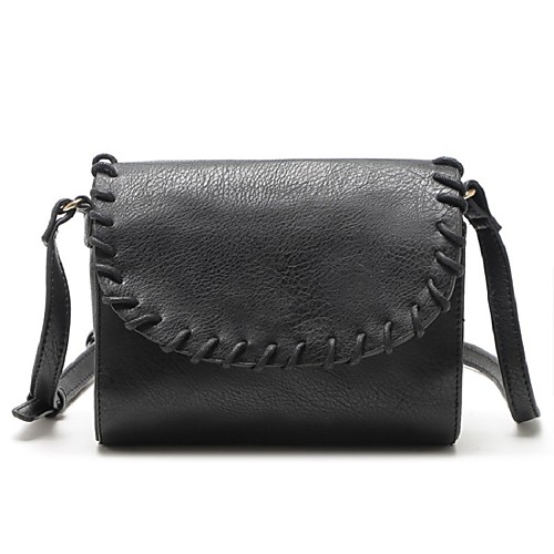 

Women's PU Crossbody Bag 2020 Solid Color Brown / Black