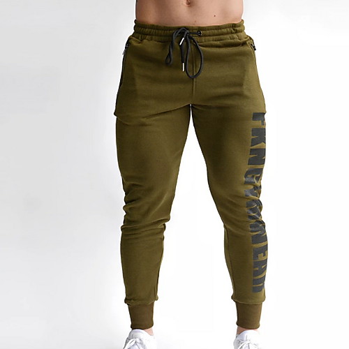 

Men's Sporty Sweatpants Pants - Solid Colored Army Green Black US36 / UK36 / EU44 US38 / UK38 / EU46 US40 / UK40 / EU48