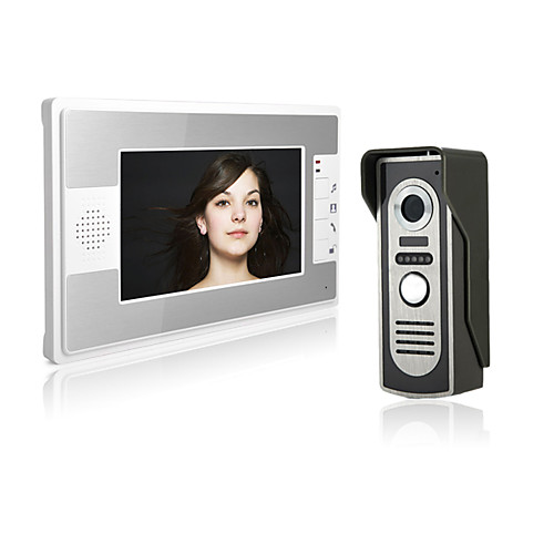 

7 Inch Wire Video Door Phone Home Intercom System with Unlock Monitor Function P812M11