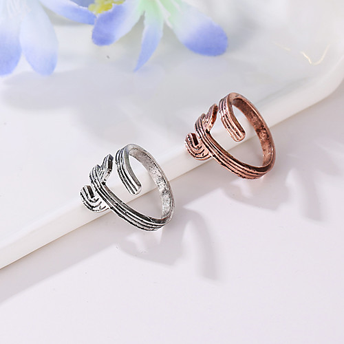 

Women's Ring 1pc Gold Silver Alloy Elegant Holiday European Festival Jewelry