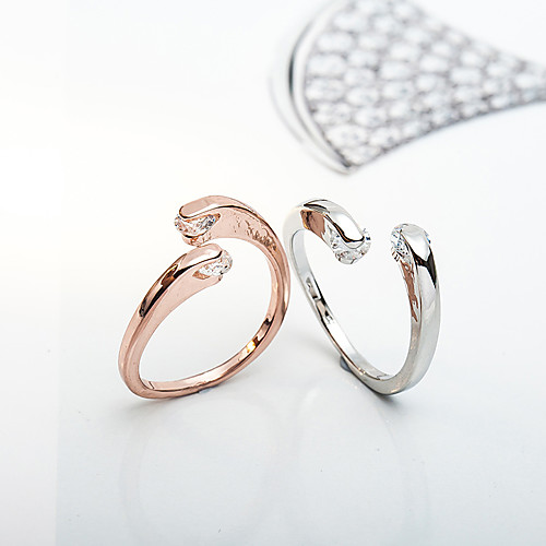 

Women's Ring 1pc Gold Silver Alloy Elegant Holiday European Festival Jewelry