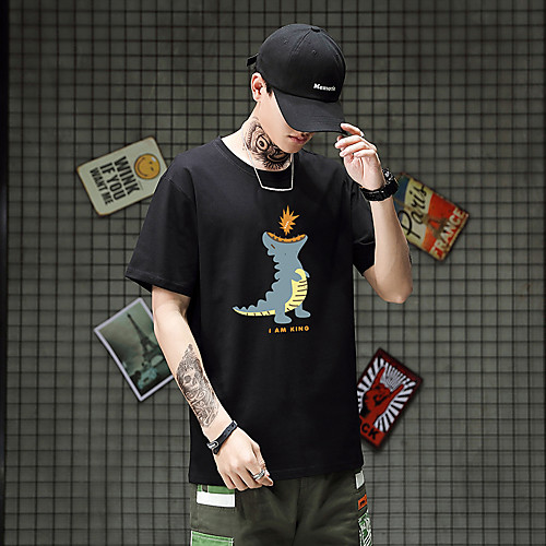 

Men's Daily T-shirt - Geometric Yellow