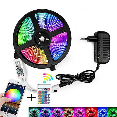 

5m Flexible LED Light Strips 150 LEDs SMD5050 Multi Color Decorative / TV Background 12 V
