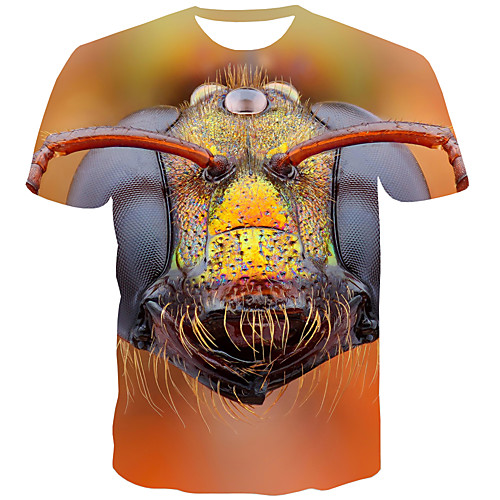 

Men's Daily Street chic T-shirt - 3D Print Rainbow