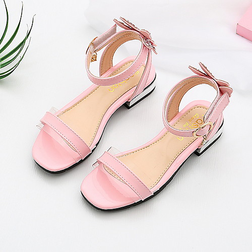 

Girls' Comfort PU Sandals Little Kids(4-7ys) Red / Pink / Black Summer