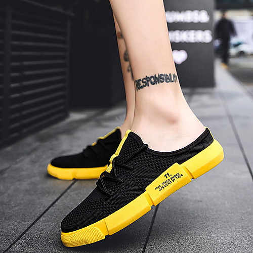 

Men's Tissage Volant Spring & Summer Trainers / Athletic Shoes Running Shoes Breathable Black / Red / Black / Yellow / Orange / Black