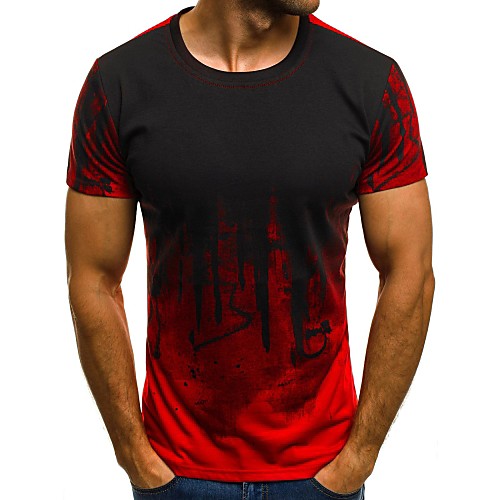 

Men's Daily Sports T-shirt - 3D Army Green
