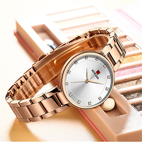 

Women's Steel Band Watches Luxury Fashion Stainless Steel Japanese Quartz Green Blue White Water Resistant / Waterproof 30 m 1 pc Analog One Year Battery Life
