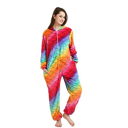 

Women's Hooded Teddy Pajamas Color Block