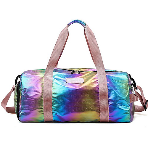 

Waterproof Oxford Cloth Zipper Travel Bag Outdoor Pink / Silver / Rainbow