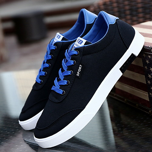 

Men's Cotton Summer Sneakers Non-slipping Blue / White / Black