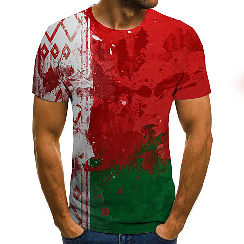 

Men's Daily T-shirt - 3D Red