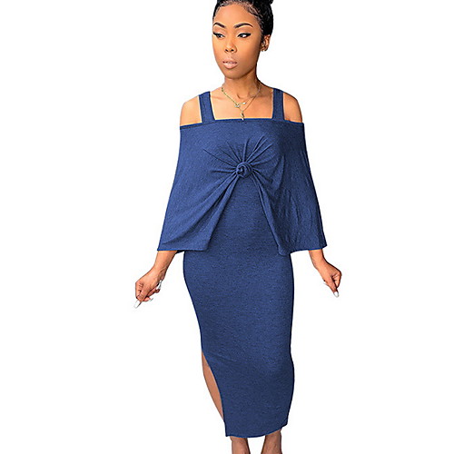 

Women's Set - Solid Colored Dress