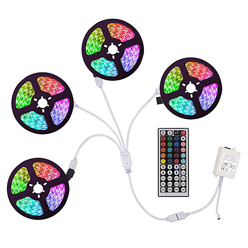 

LOENDE 4x5M Flexible LED Light Strips Light Sets RGB Tiktok Lights 1200 LEDs 2835 SMD 8mm 1 set RGB Tiktok Lights Christmas / New Year's Creative / Cuttable / Decorative 12 V